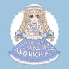 Baby Blue %22Drink Tea & Kick Ass%22 (Country) sweatshirt preview copy