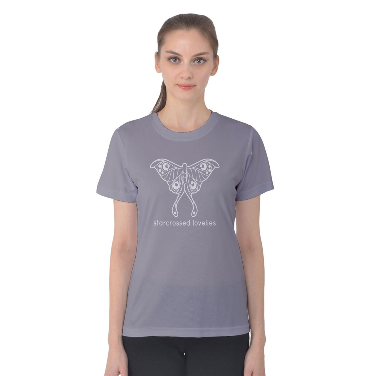 starcrossed lovelies T-shirt in Grey - Lolita Collective