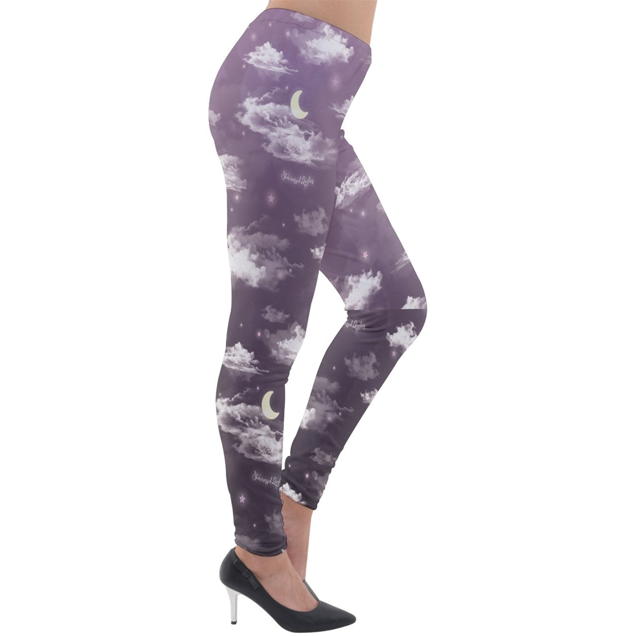 Dreamy Slumber Party Leggings in After Dark - Lolita Collective