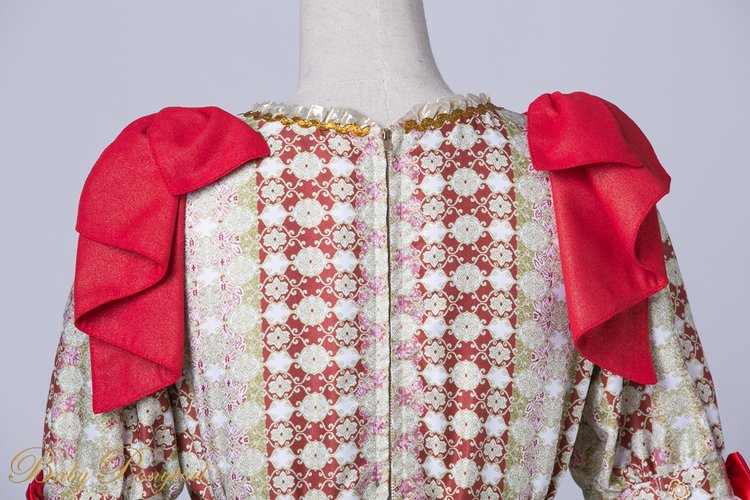 Rococo Bouquet Onepiece in Red - Lolita Collective