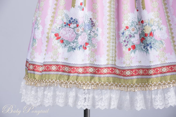 Rococo Bouquet Onepiece in Pink - Lolita Collective
