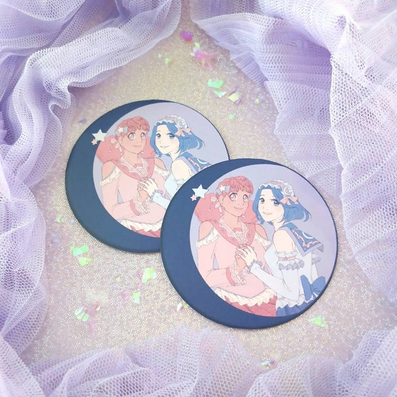 starcrossed lovelies magical girls sticker - Lolita Collective