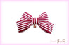 Sailor Stripe Ribbon Bow Clip - Lolita Collective