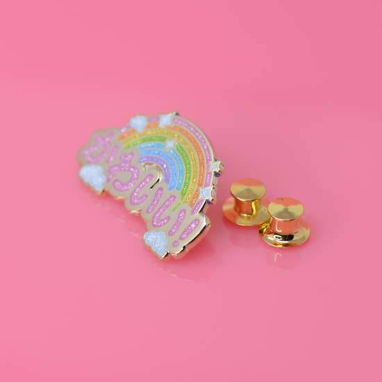 Kawaii Rainbow Enamel Pin - Lolita Collective