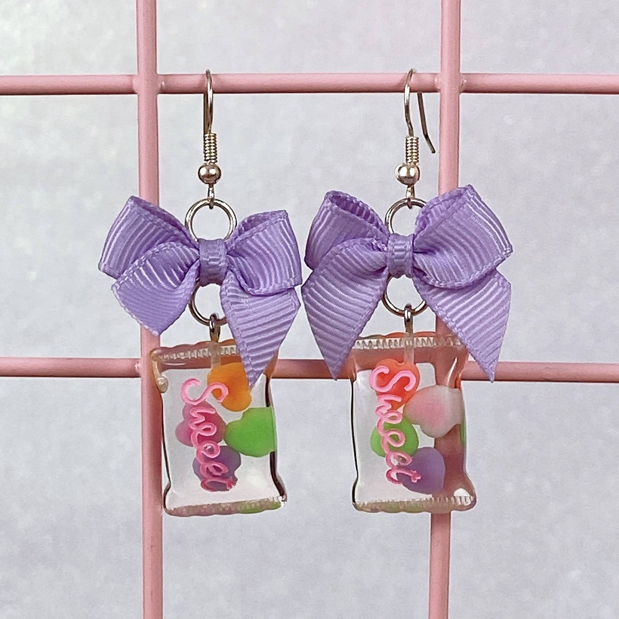 Heart Candy Earrings (3 Colors) - Lolita Collective
