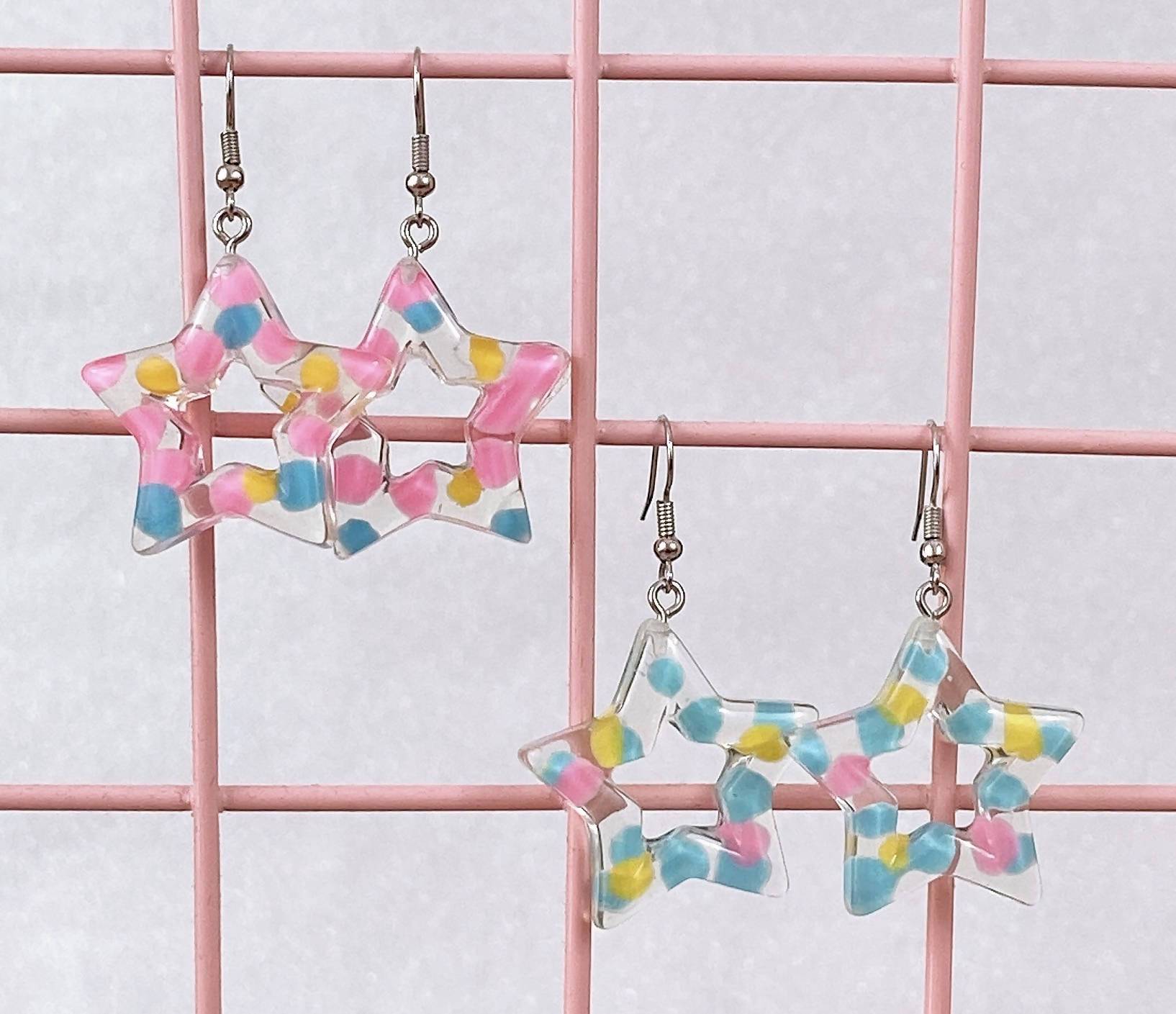 Confetti Star Earrings (2 Colors) - Lolita Collective