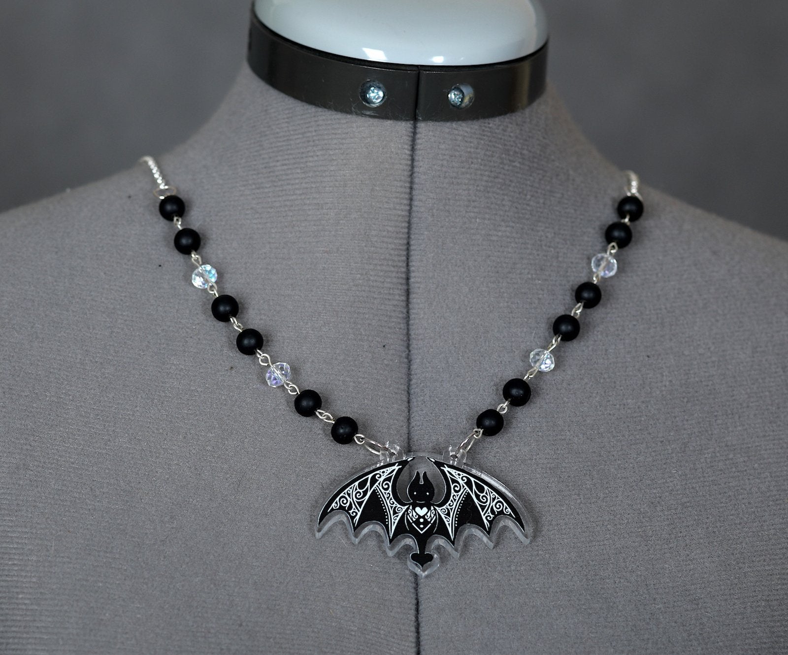Bat Moonlight Necklace (2 Shapes) - Lolita Collective