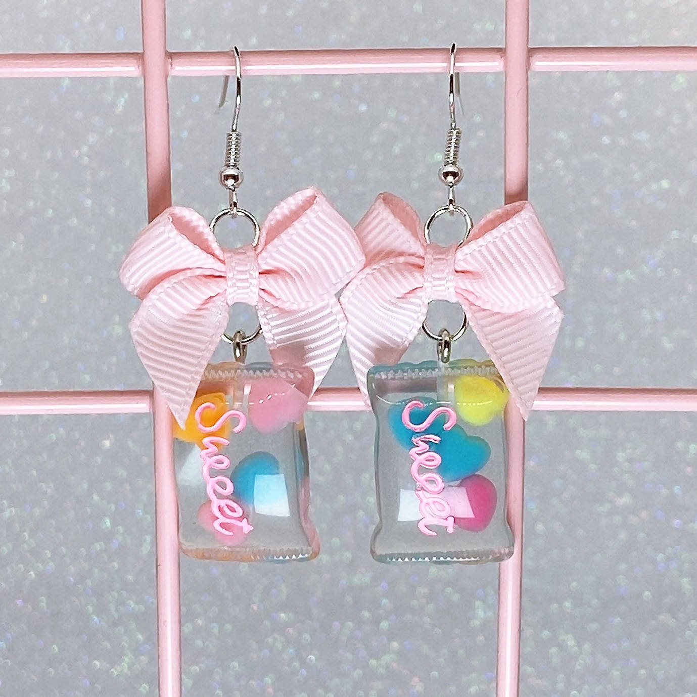 Heart Candy Earrings (3 Colors) - Lolita Collective