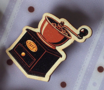 Coffee Grinder Pin - Lolita Collective