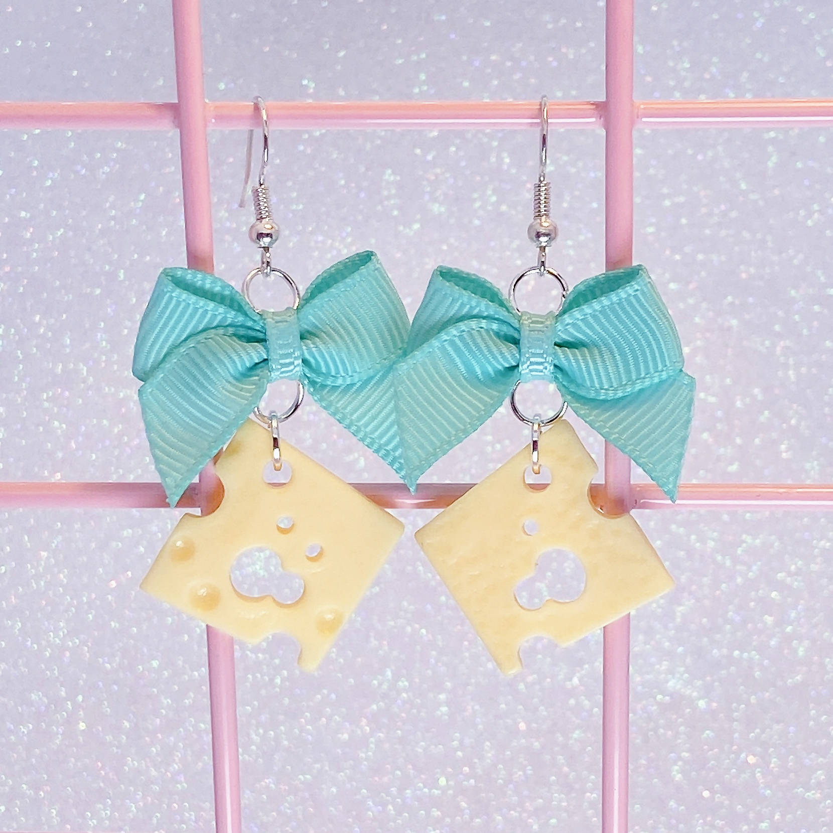 Cheese Slice Earrings (5 Colors) - Lolita Collective