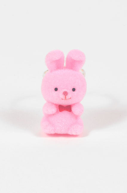 Fuzzy Bunny Ring (6 Colors) - Lolita Collective