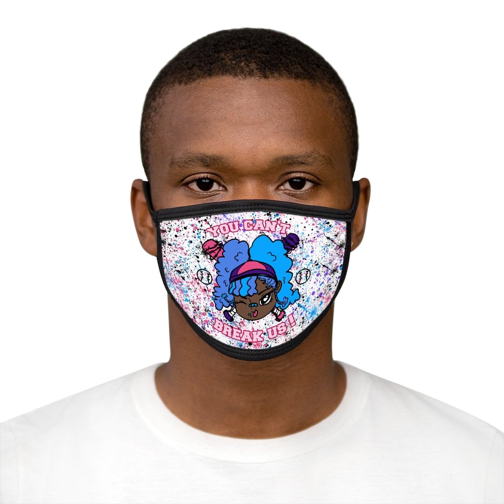 JawBreakers Mixed-Fabric Face Mask - Lolita Collective