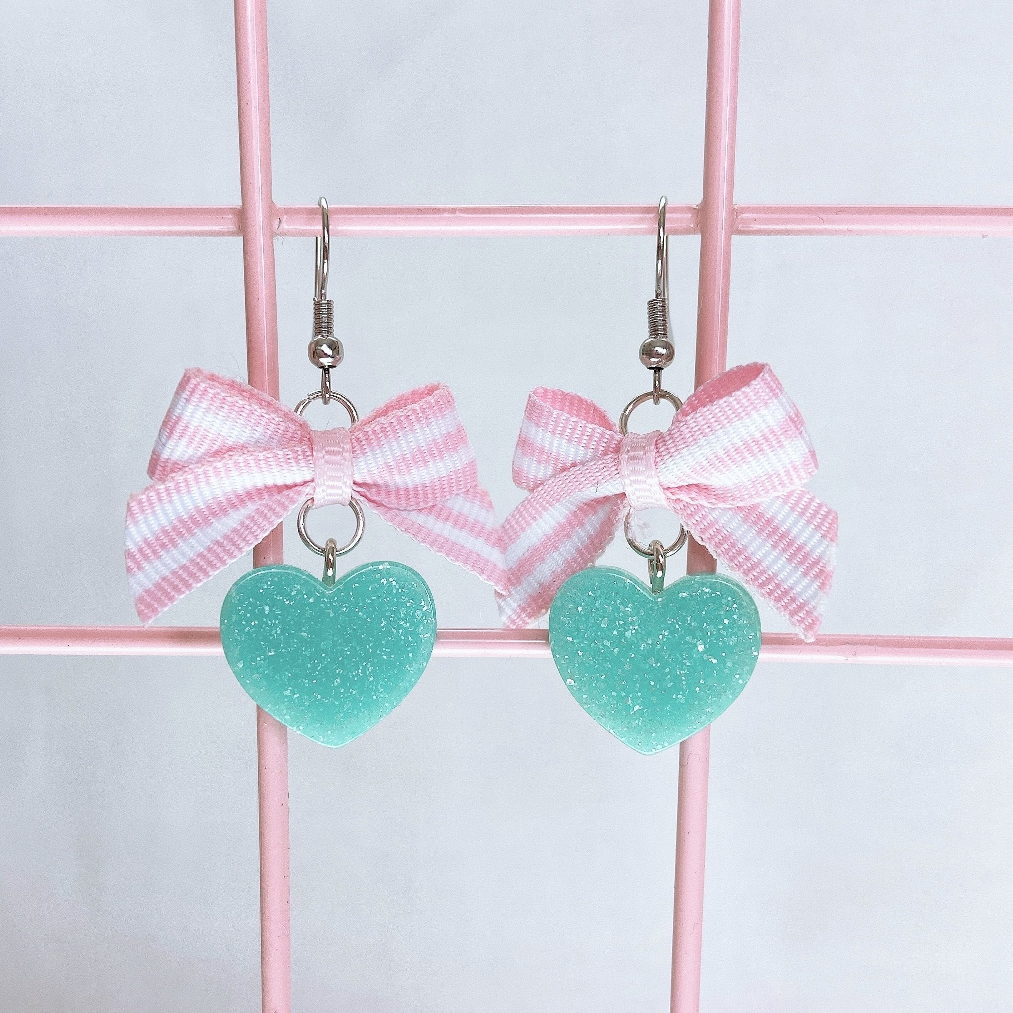 Twinkle Heart Earrings (5 Colors) - Lolita Collective