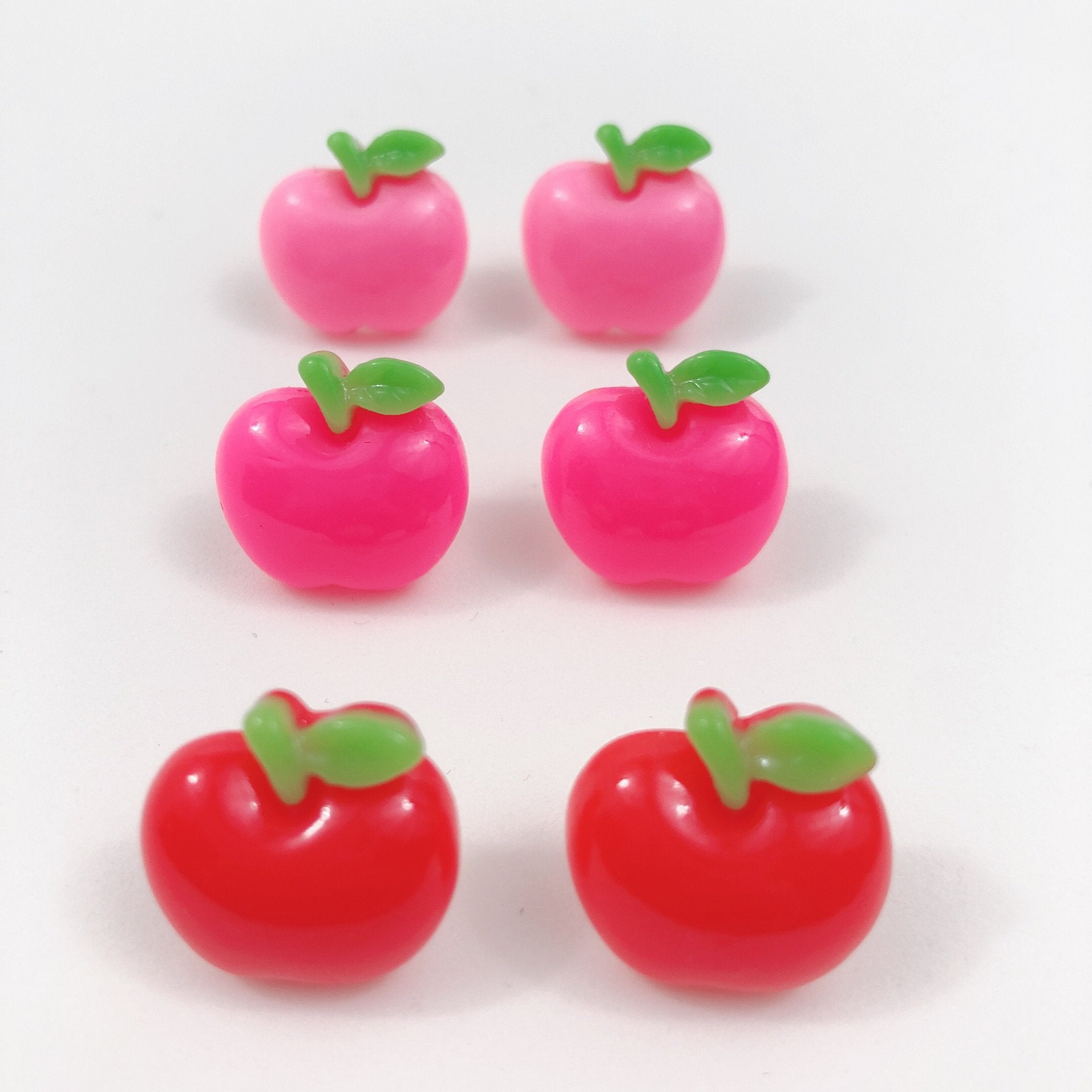 Apple Earrings (3 Colors) - Lolita Collective