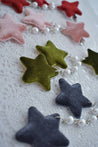 2-Way Velvet Star Clips (5 Colors) - Lolita Collective