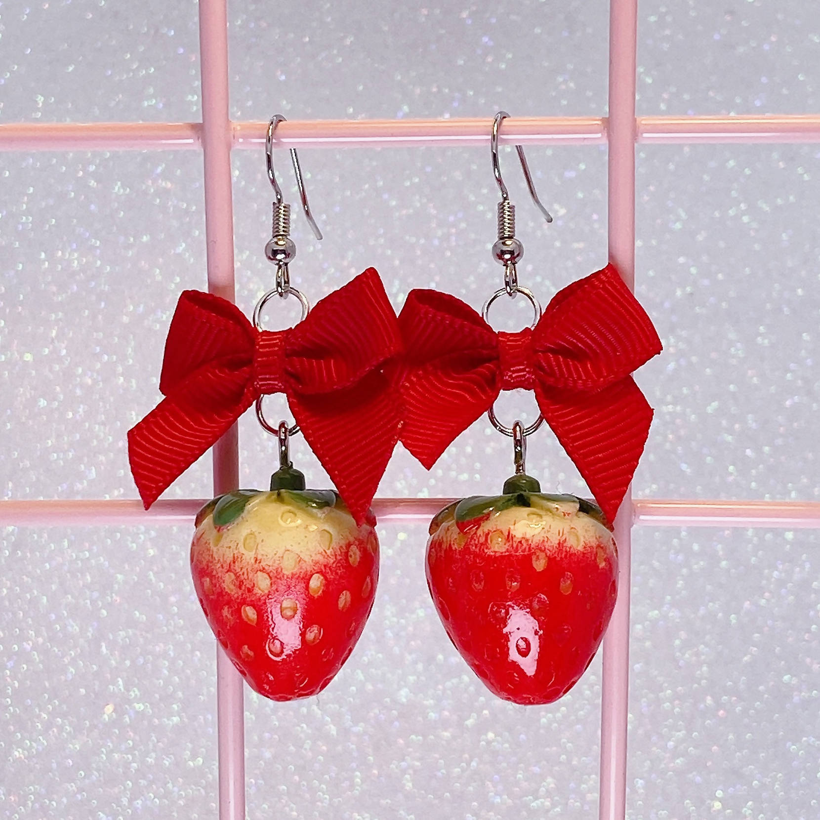 Strawberry Earrings (6 Colors) - Lolita Collective