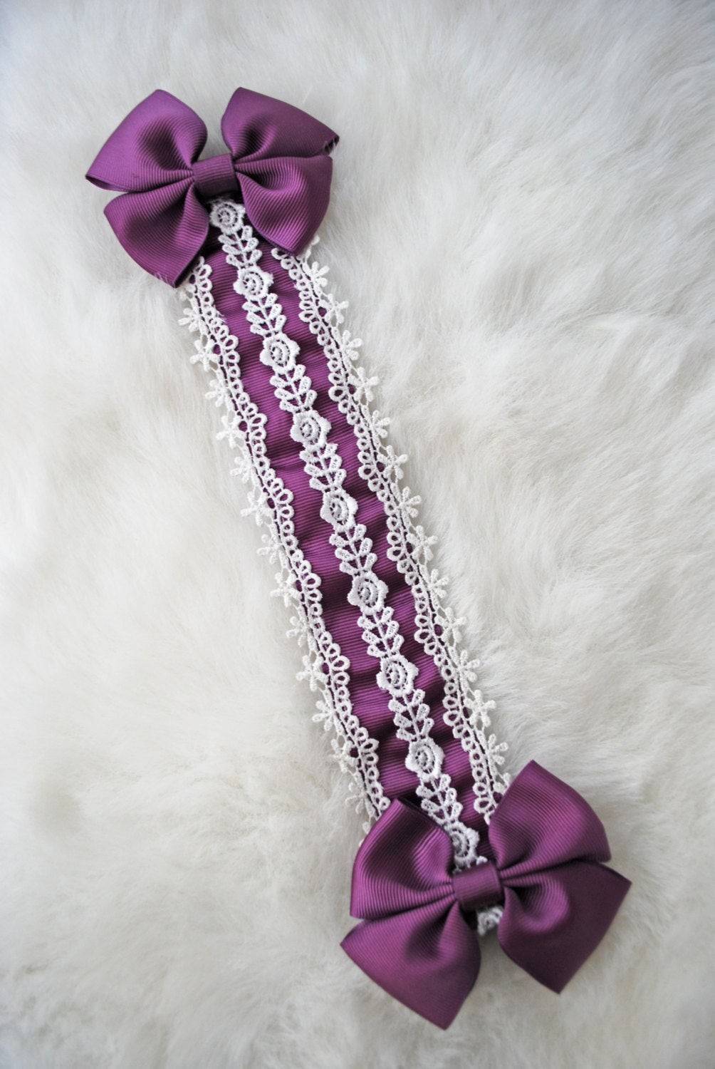 Purple Lolita Classical Headdress - Lolita Collective